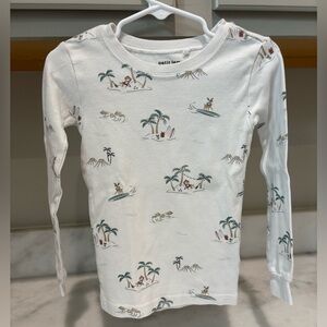 Petit Lem Long Sleeve Pajamas with Holiday Print